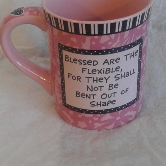 YOGA GIRL 16oz coffee/tea cup/mug OUR NAME IS MUD cup series - Picture 2 of 5